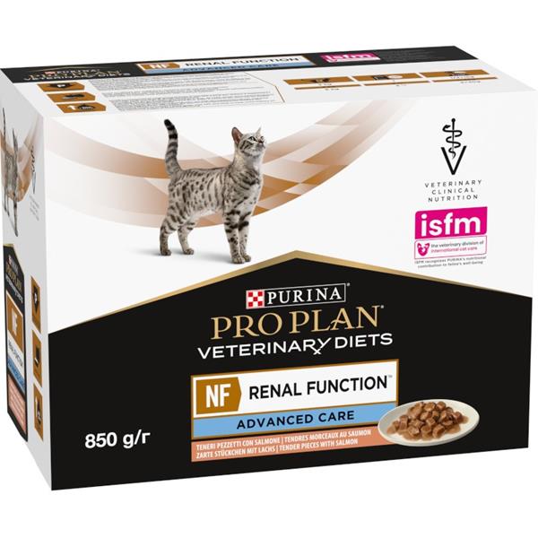 Purina PPVD Feline NF Renal Funct.Salmon 10x85g