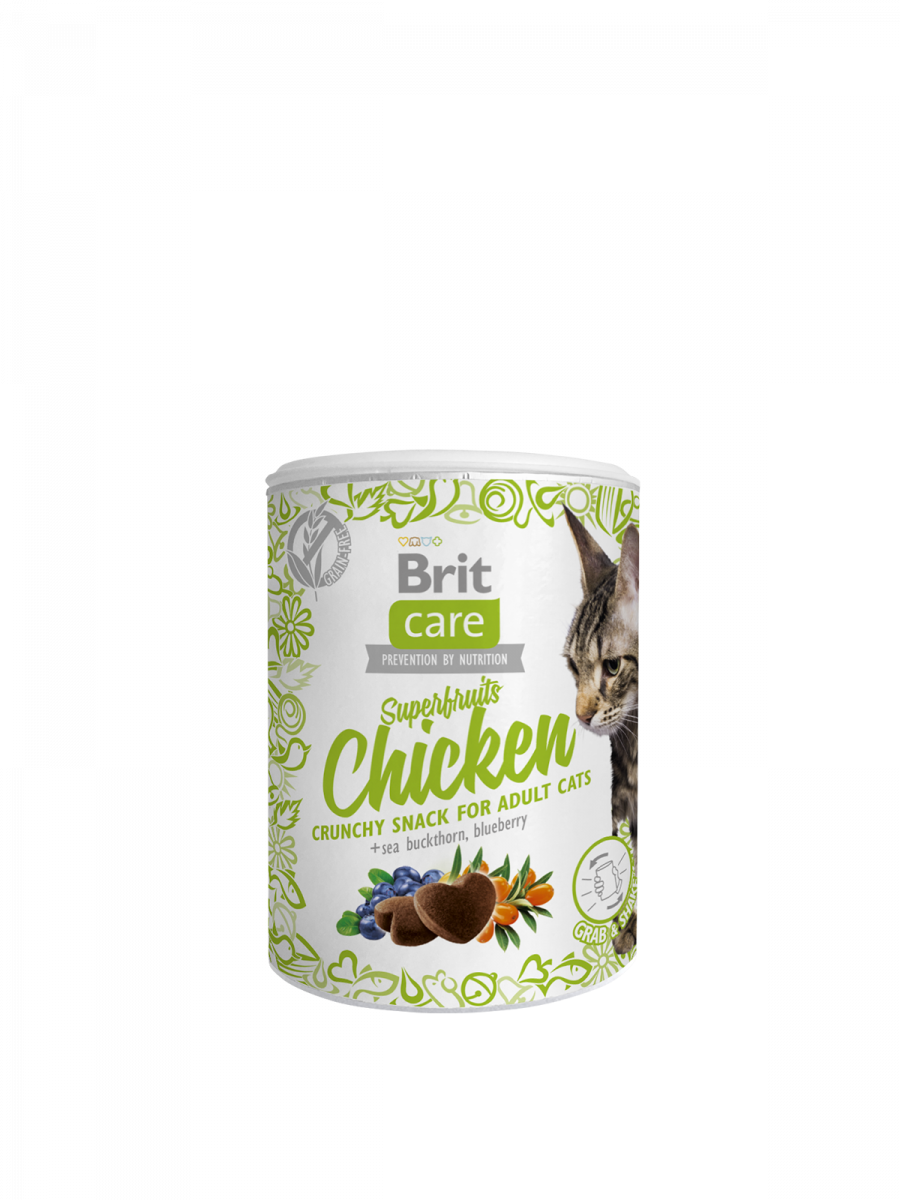 Brit Care Cat Snack Superfruits Chicken 100g