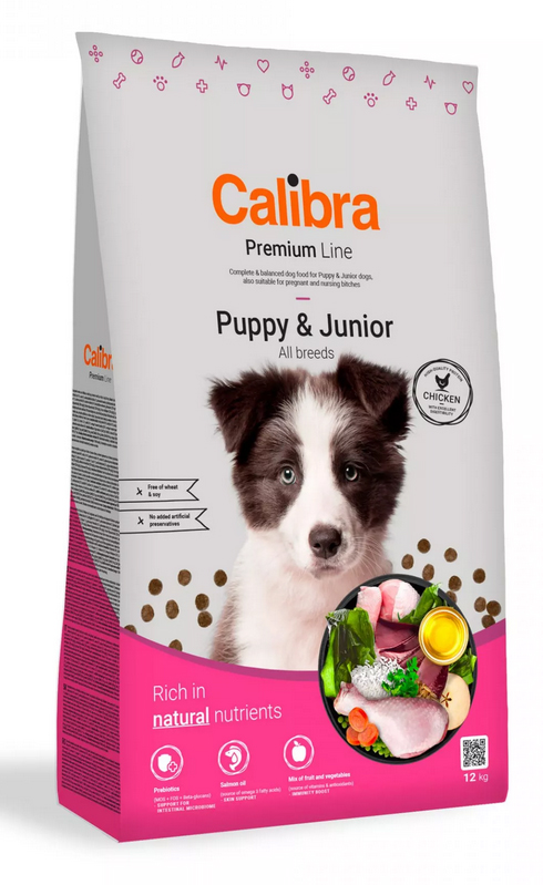 Calibra Dog Premium Line Puppy & Junior 12kg