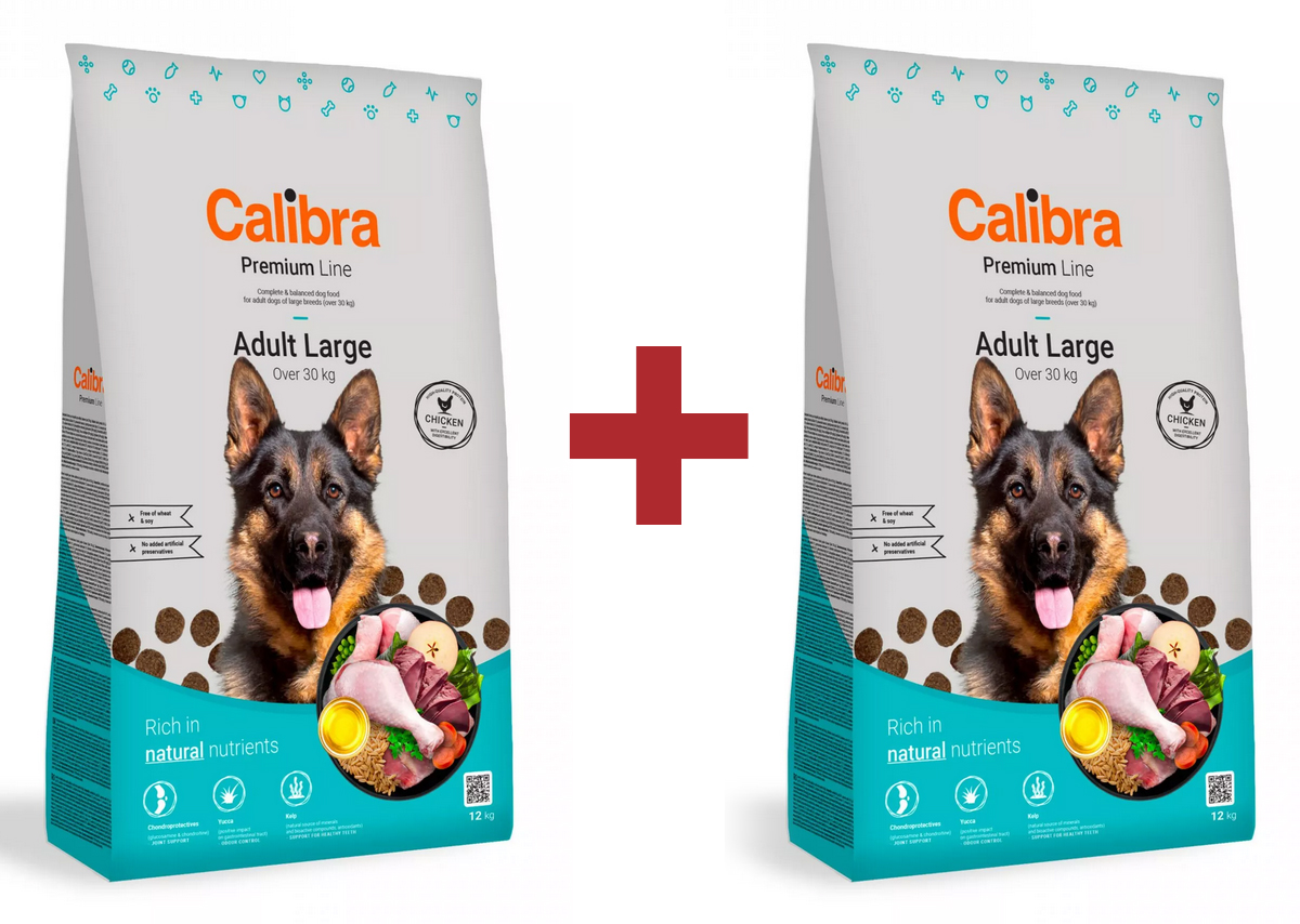 Calibra Dog Premium Line Adult Large 2x12kg