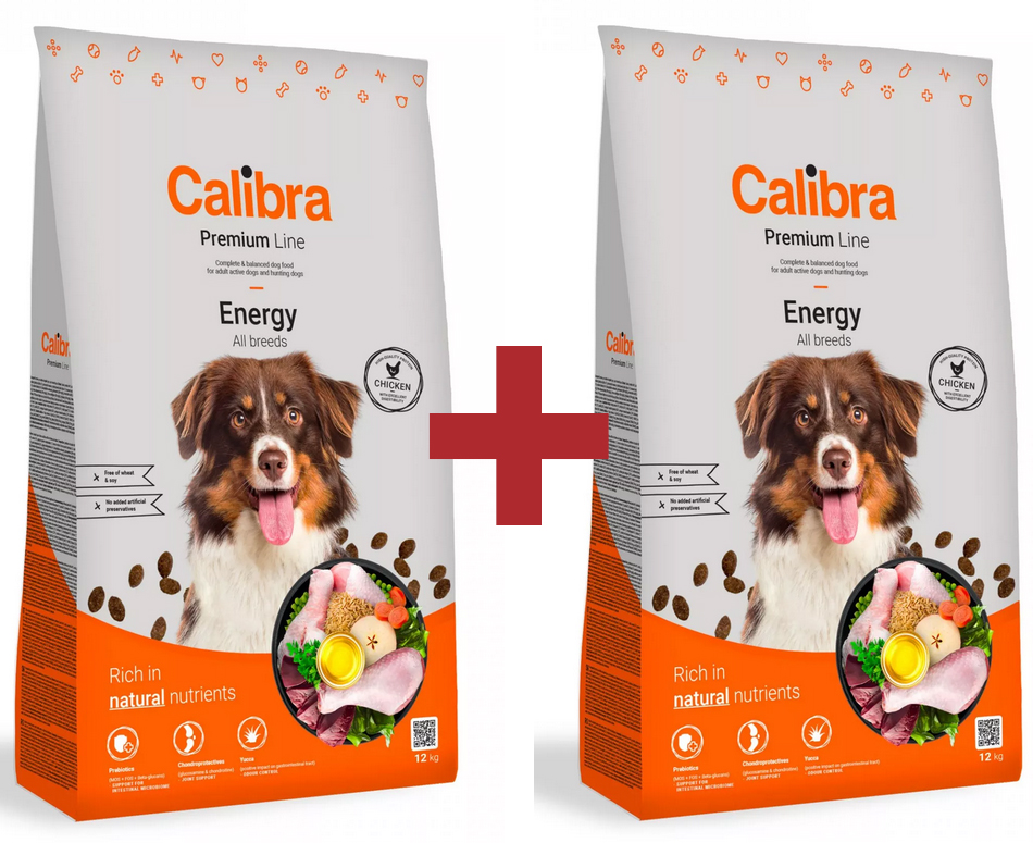 Calibra Dog Premium Line Energy 2x12kg