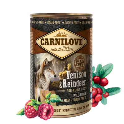 Carnilove Dog Wild Meat Venison & Reindeer 6x400g