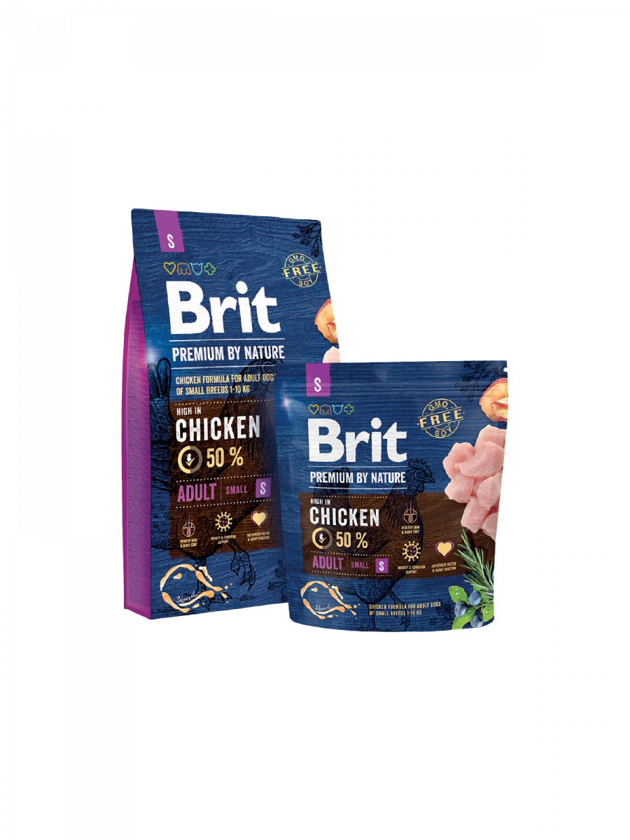 Brit Premium by Nature Adult S 1kg