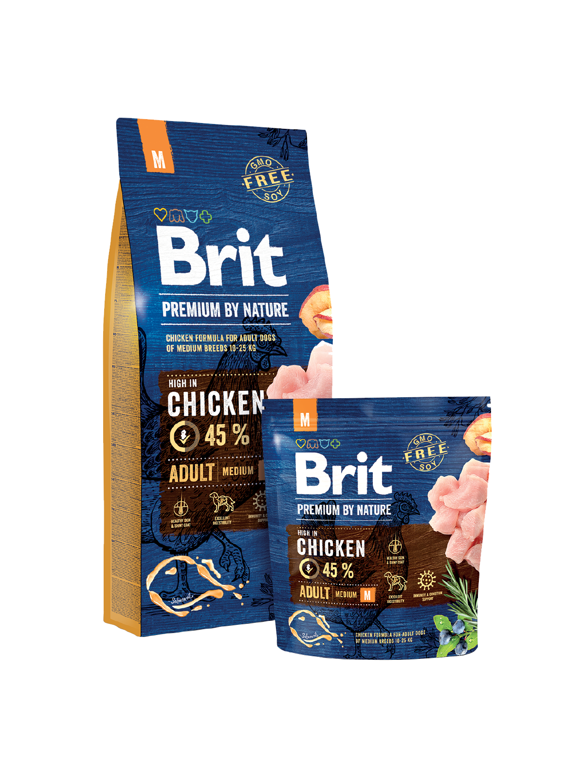 Brit Premium by Nature Adult M 15kg