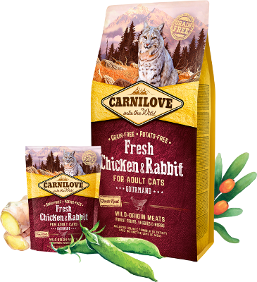 Carnilove Cat Adult Fresh Chicken & Rabbit 400g