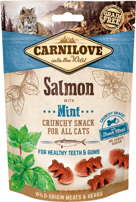 Carnilove Cat Crunchy Snack Salmon with Mint with fresh meat 50 g