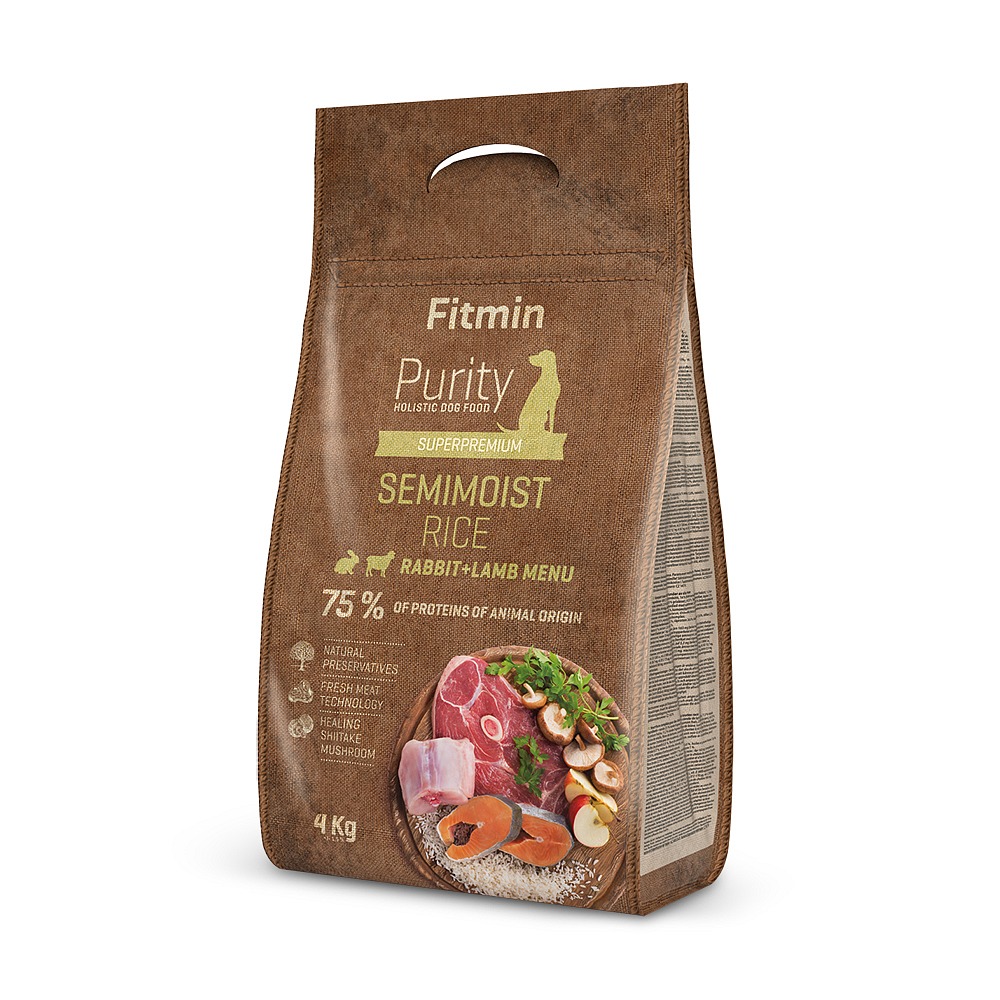 Fitmin dog Purity Rice Semimoist Rabbit&Lamb 4kg