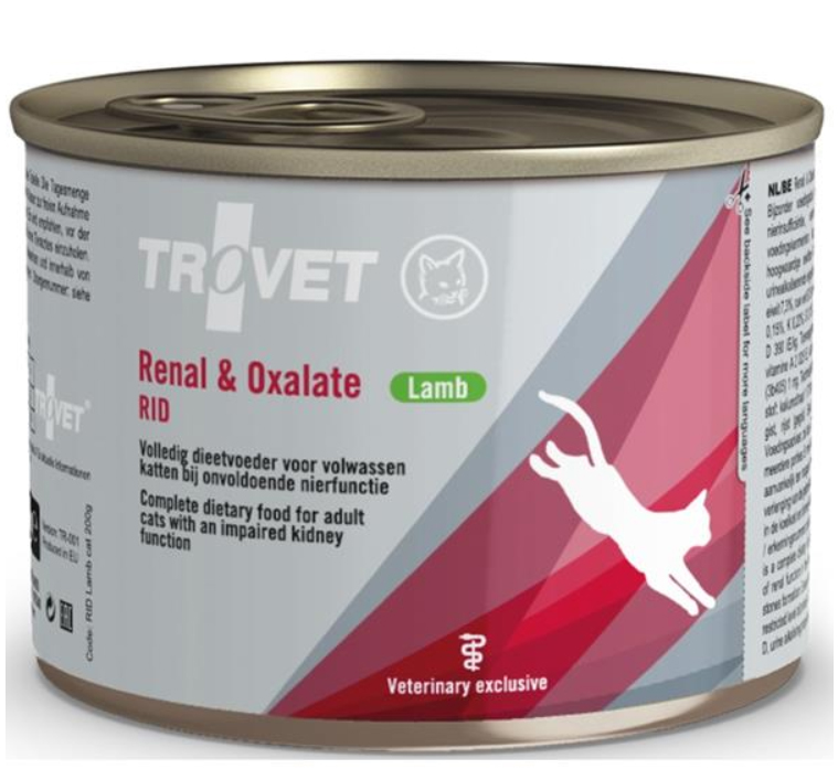 Trovet Feline RID konzerva lamb 200g