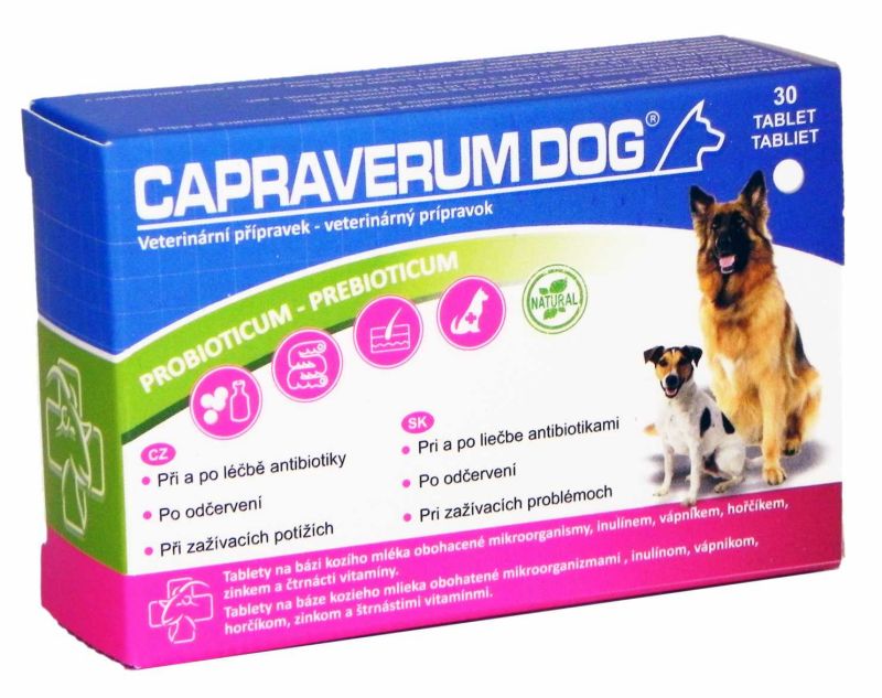 CAPRAVERUM DOG probioticum-prebioticum 30tbl