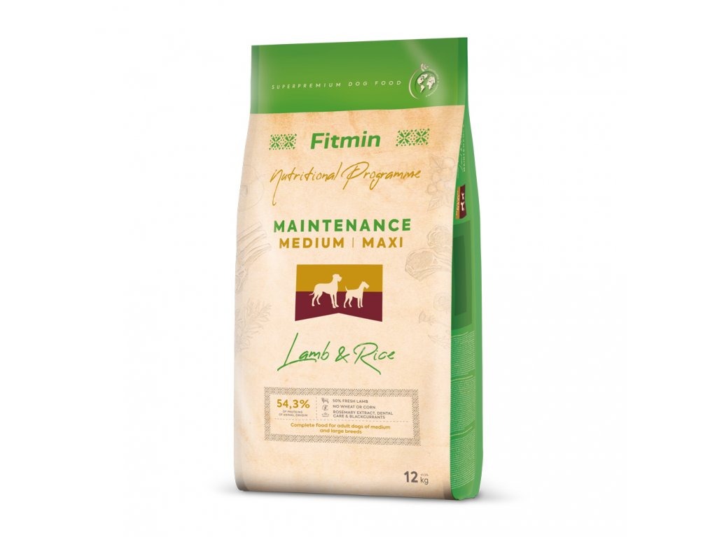 Fitmin Dog Medium Maxi Lamb & Rice 12kg