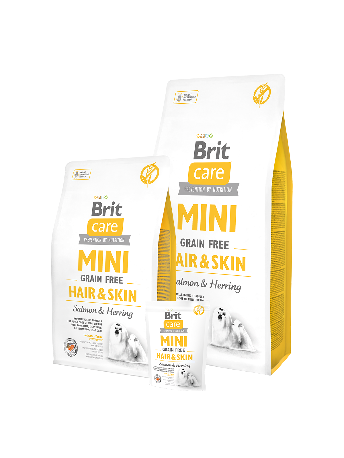 Brit Care Dog Mini Grain Free Hair & Skin 2kg