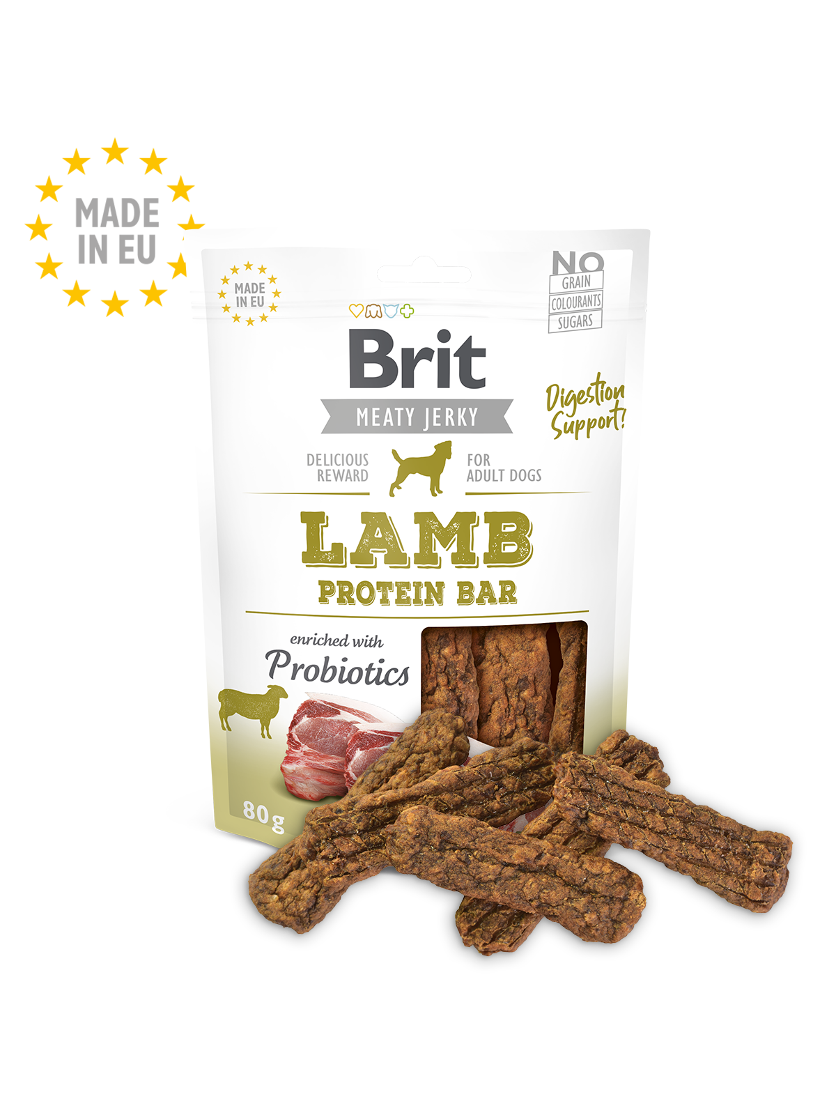 Brit Jerky Lamb Protein Bar 80g
