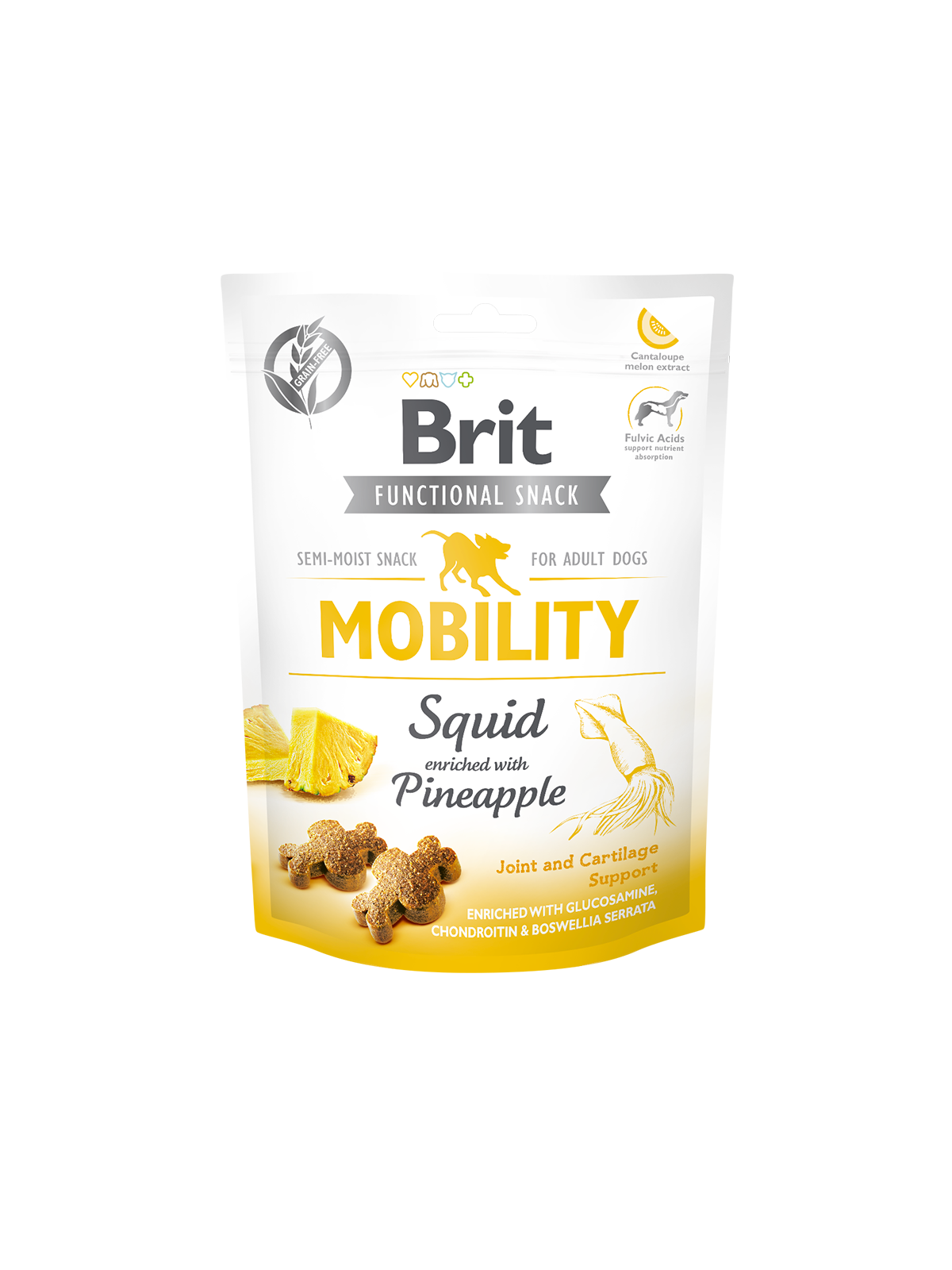 Brit Care Dog Functional Snack Mobility Squid 150g