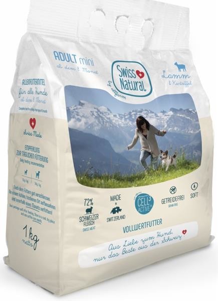 Swiss Natural Dog Adult Mini Lamb 1kg