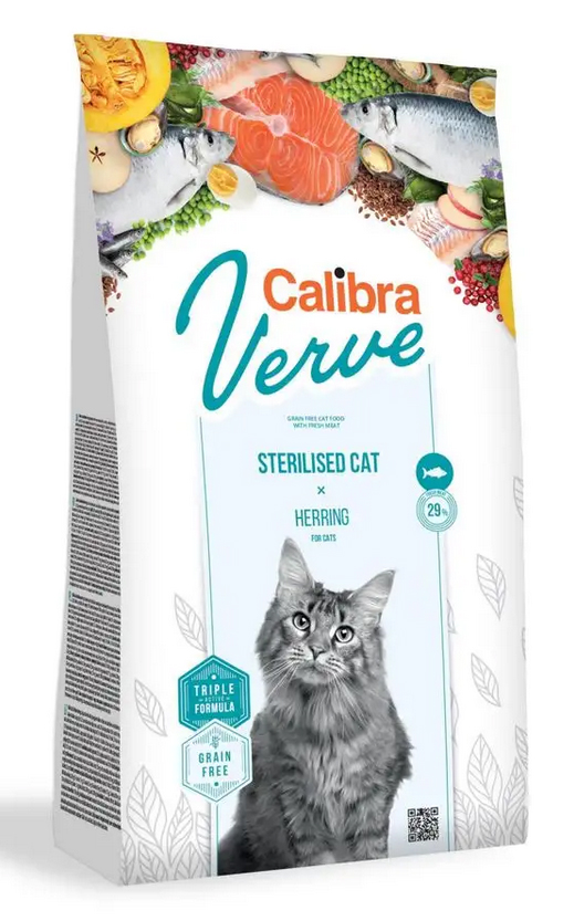 Calibra Cat Verve Grain Free Sterilised Herring 750g
