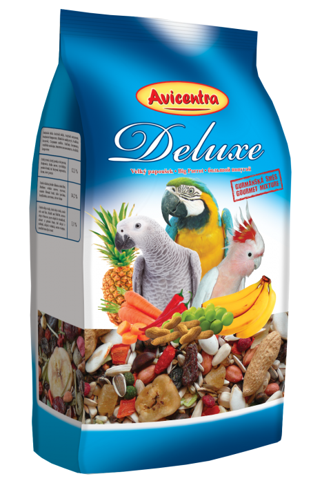 Avicentra Deluxe Velký Papoušek 1kg