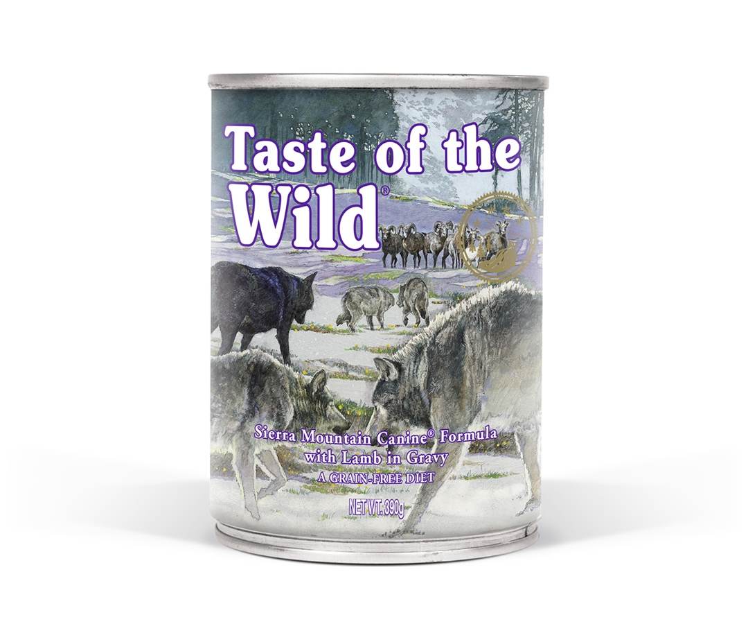 Taste of the Wild konzerva Sierra Mountain 6x390g