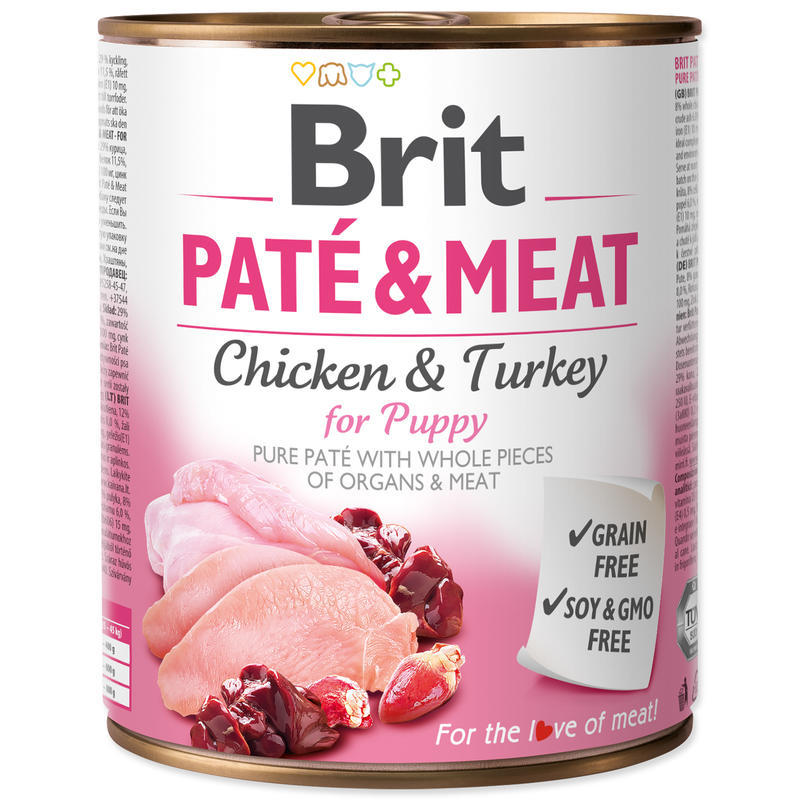 Brit Dog konz Paté & Meat Puppy 6x400g