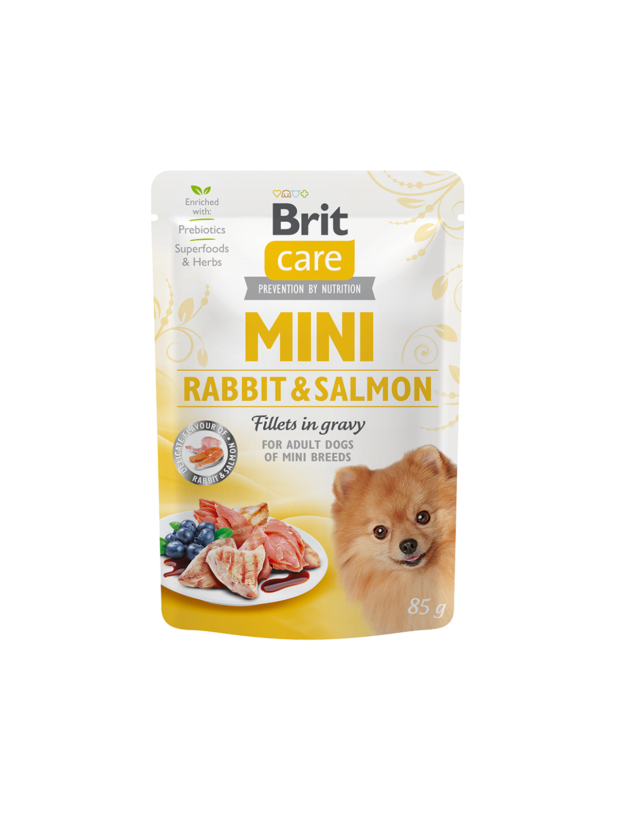 Brit Care Dog Mini Rabbit&Salmon fillets in gravy 85g