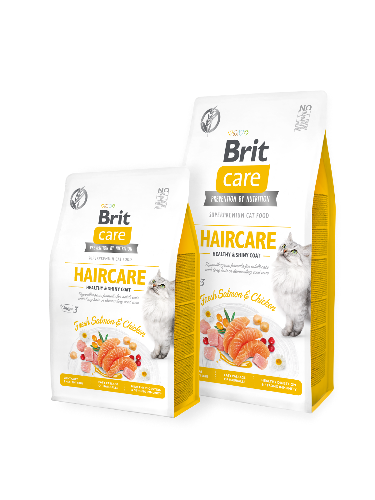 Brit Care Cat GF Haircare Healthy&Shiny Coat 7kg