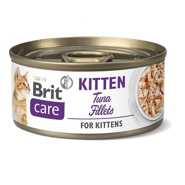 Brit Care Cat konz Fillets Kitten Tuna 70g