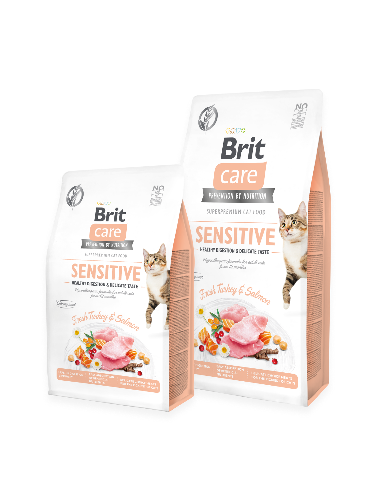 Brit Care Cat GF Sensit. Heal.Digest&Delic.Taste 400g
