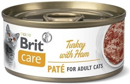 Brit Care Cat konz Paté Turkey&Ham 70g