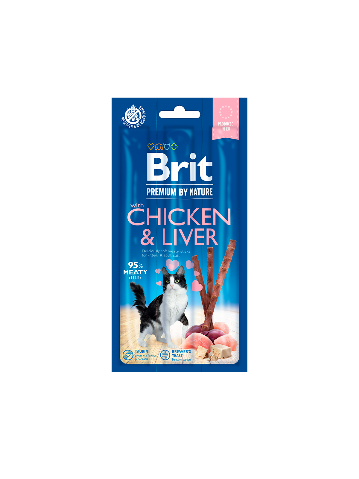 Brit Premium Cat by Nature Sticks Chicken&Liver (3pcs)
