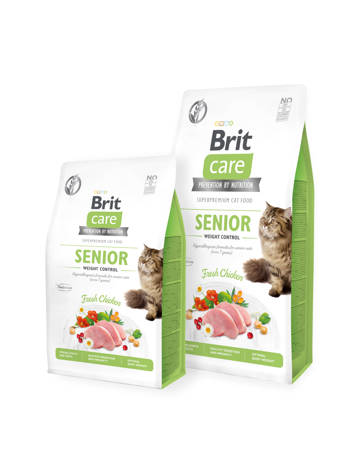 Brit Care Cat GF Senior Weight Control 400g
