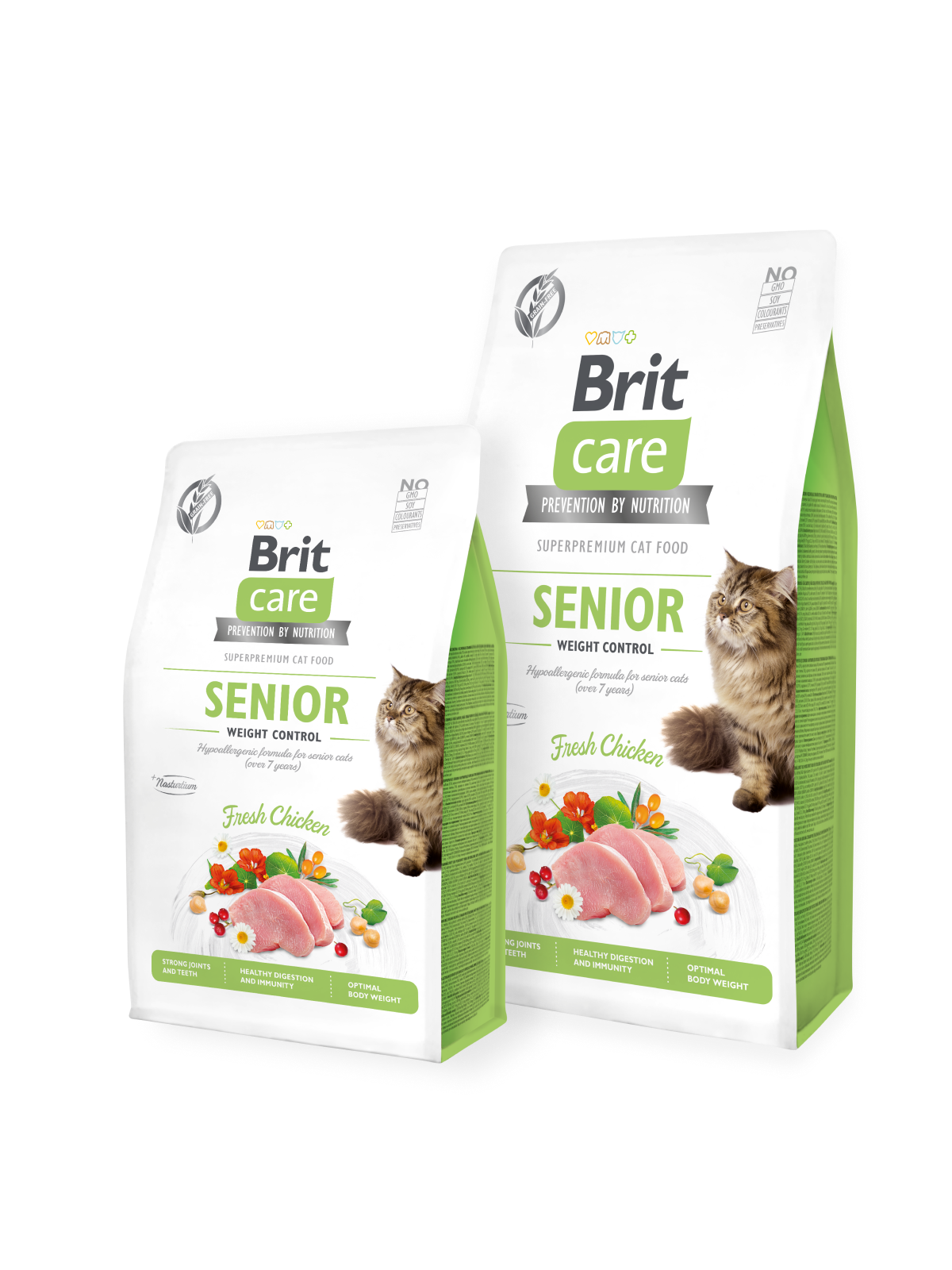 Brit Care Cat GF Senior Weight Control 7kg