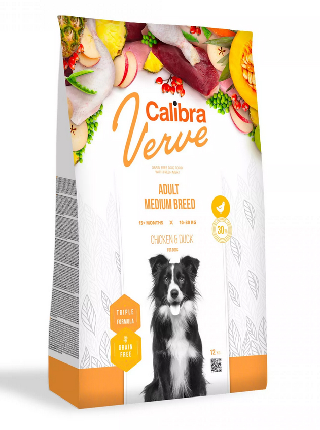 Calibra Dog Verve GF Adult Medium Chicken&Duck 2kg