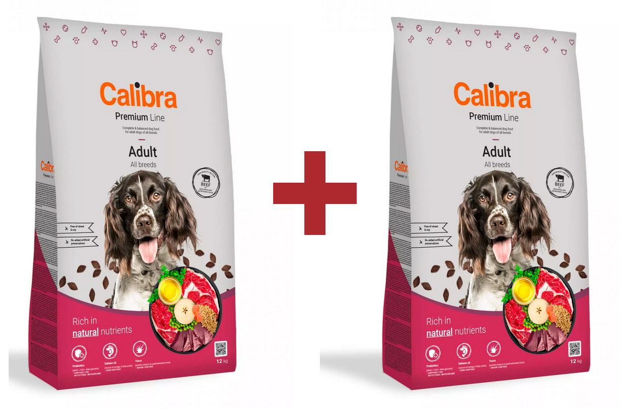 Calibra Dog Premium Line Adult Beef 2x12kg