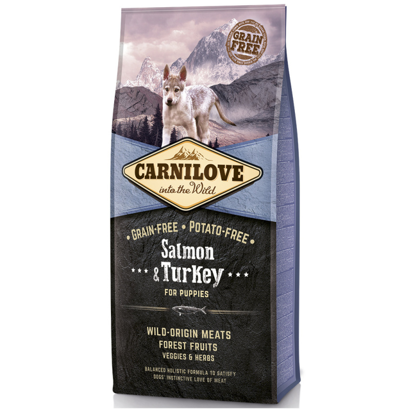 Carnilove Dog Puppy Salmon & Turkey 12kg