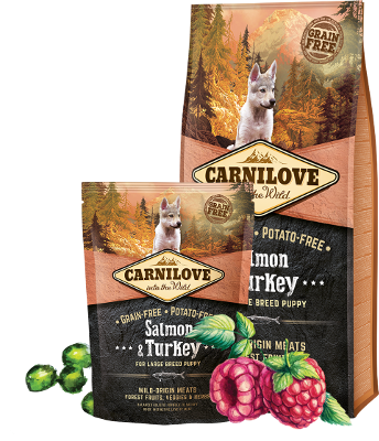 Carnilove Dog Salmon & Turkey for Large Breed Puppy 1,5kg