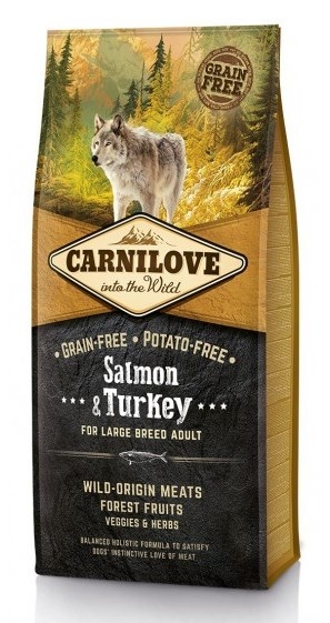 Carnilove Dog Adult Large Breed Salmon & Turkey 12kg