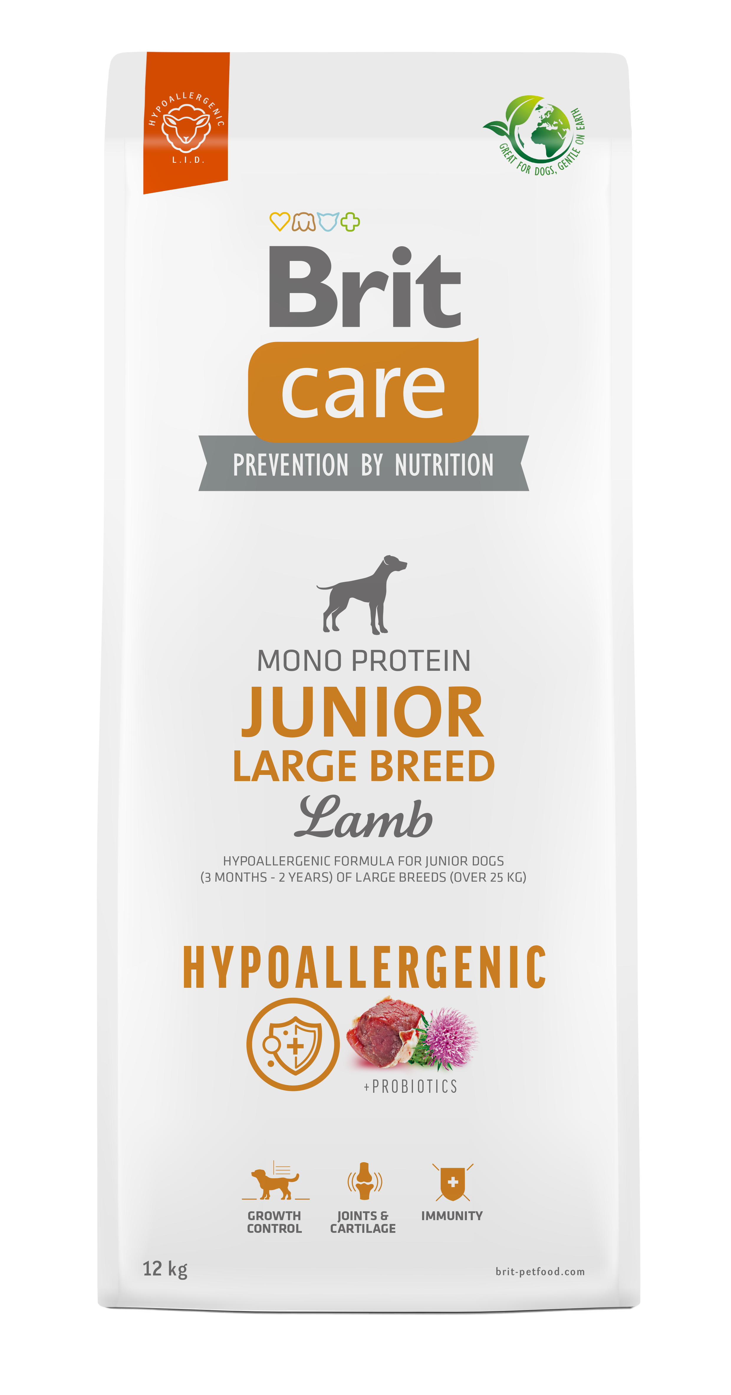 Brit Care Dog Hypoallergenic Junior Large Breed 12kg