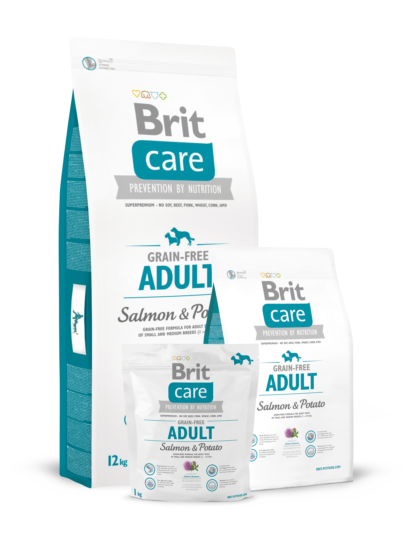 Brit Care Dog GF Adult Salmon & Potato 12kg