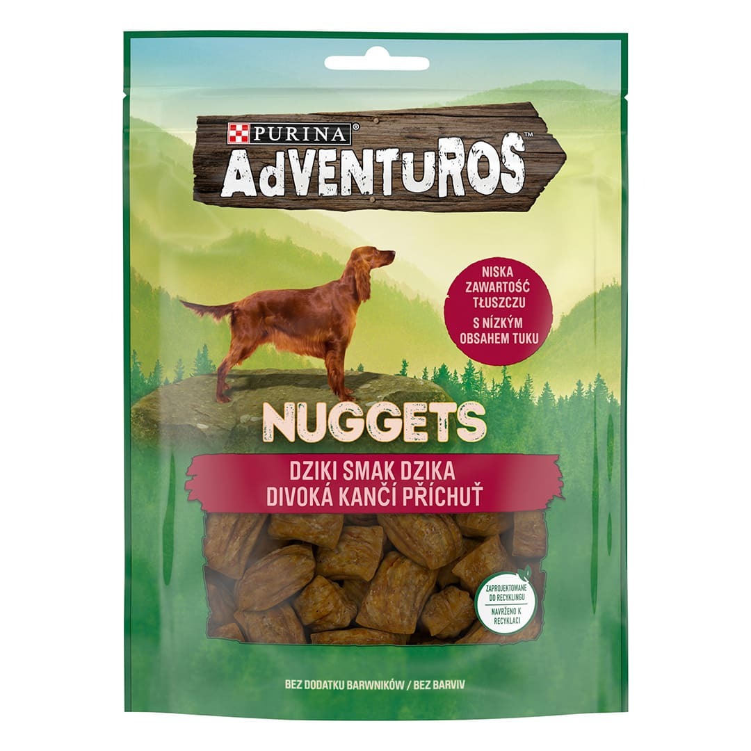 AdVENTuROS Nuggets s divokou kančí příchutí