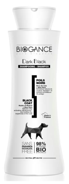 Biogance šampon Dark black -pro černou/tmavou srst 250ml