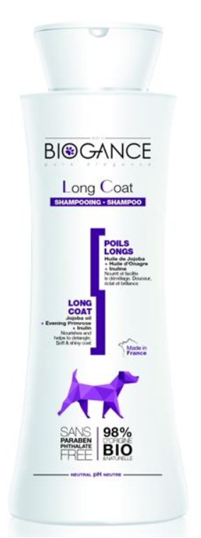 Biogance šampon Long coat - pro dlouhou srst 250ml