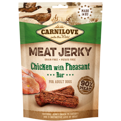 Carnilove Dog Jerky Chicken with Pheasant Bar 100g