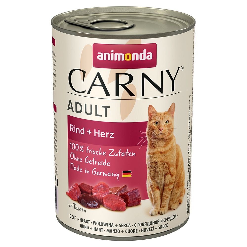 ANIMONDA CARNY Adult - hovězí srdce 6 x 400g