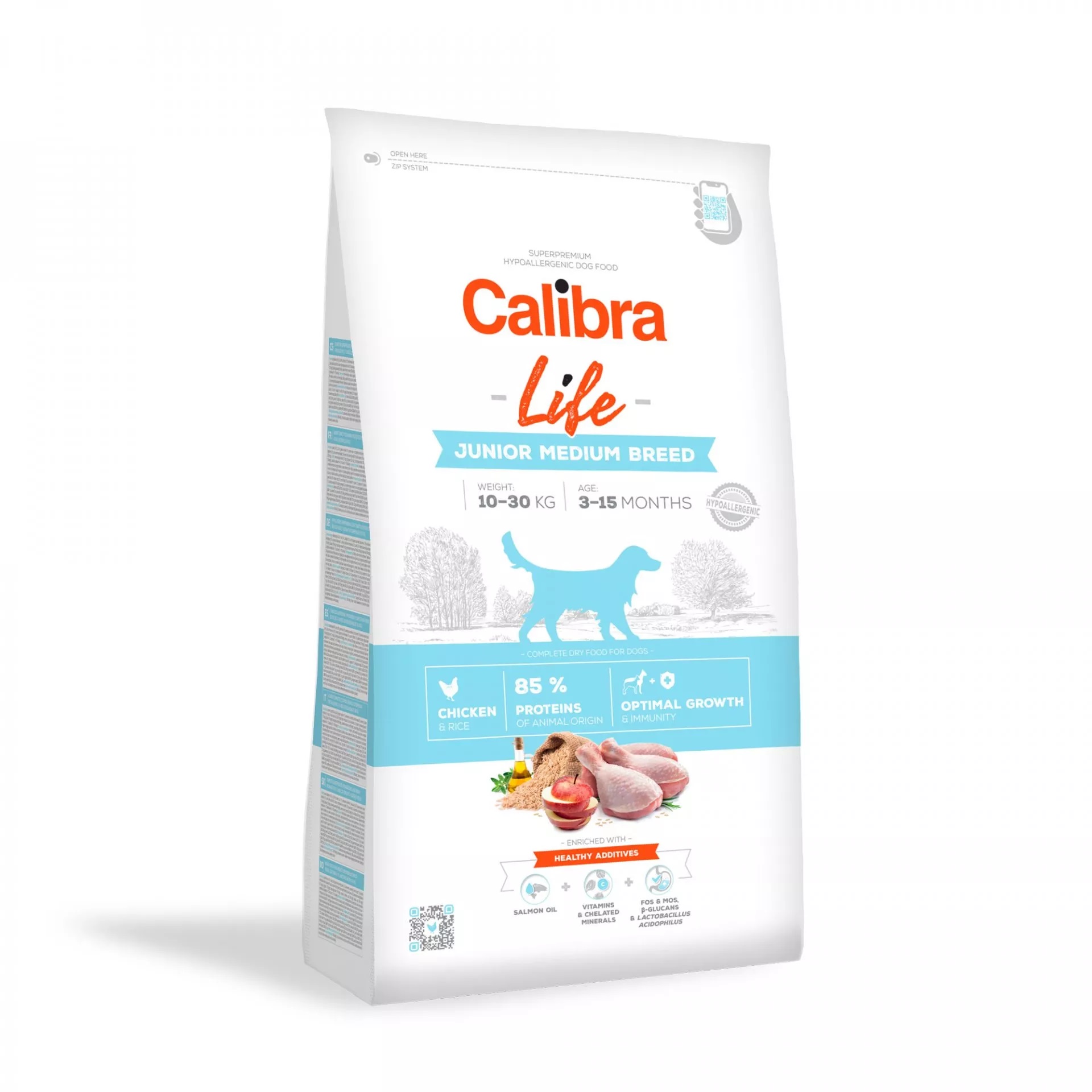 Calibra Dog Life Junior Medium Breed Chicken 2,5kg