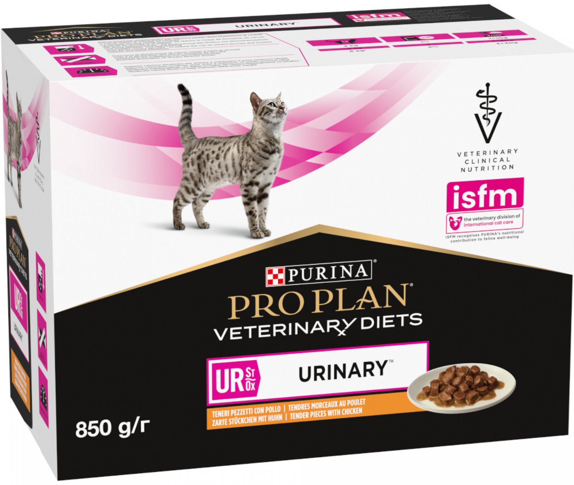 Purina PPVD Feline UR St/Ox Urinary Chicken 10x85g