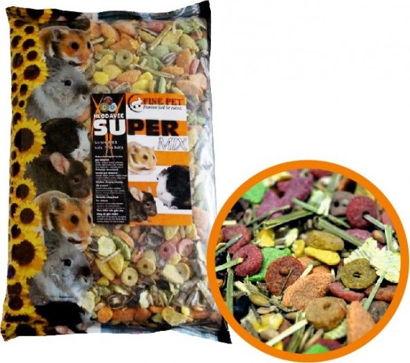 FINE PET Super Mix Hlodavec 600g