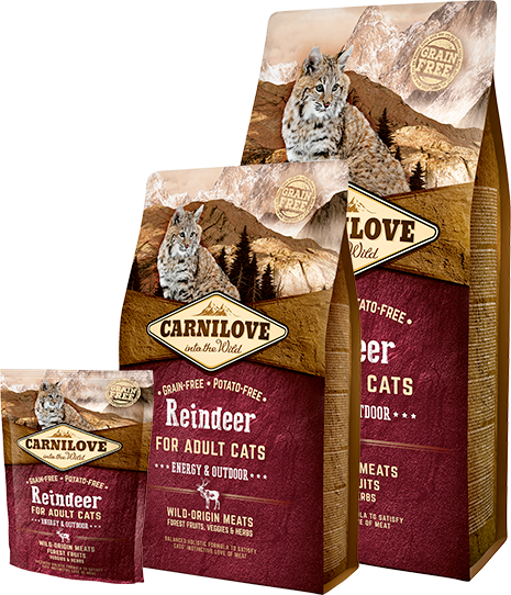 Carnilove Cat Adult Reindeer Energy & Outdoor 400g