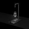 T2 Black Product Shot Angle with 250ml Wine Glass Flipped Render