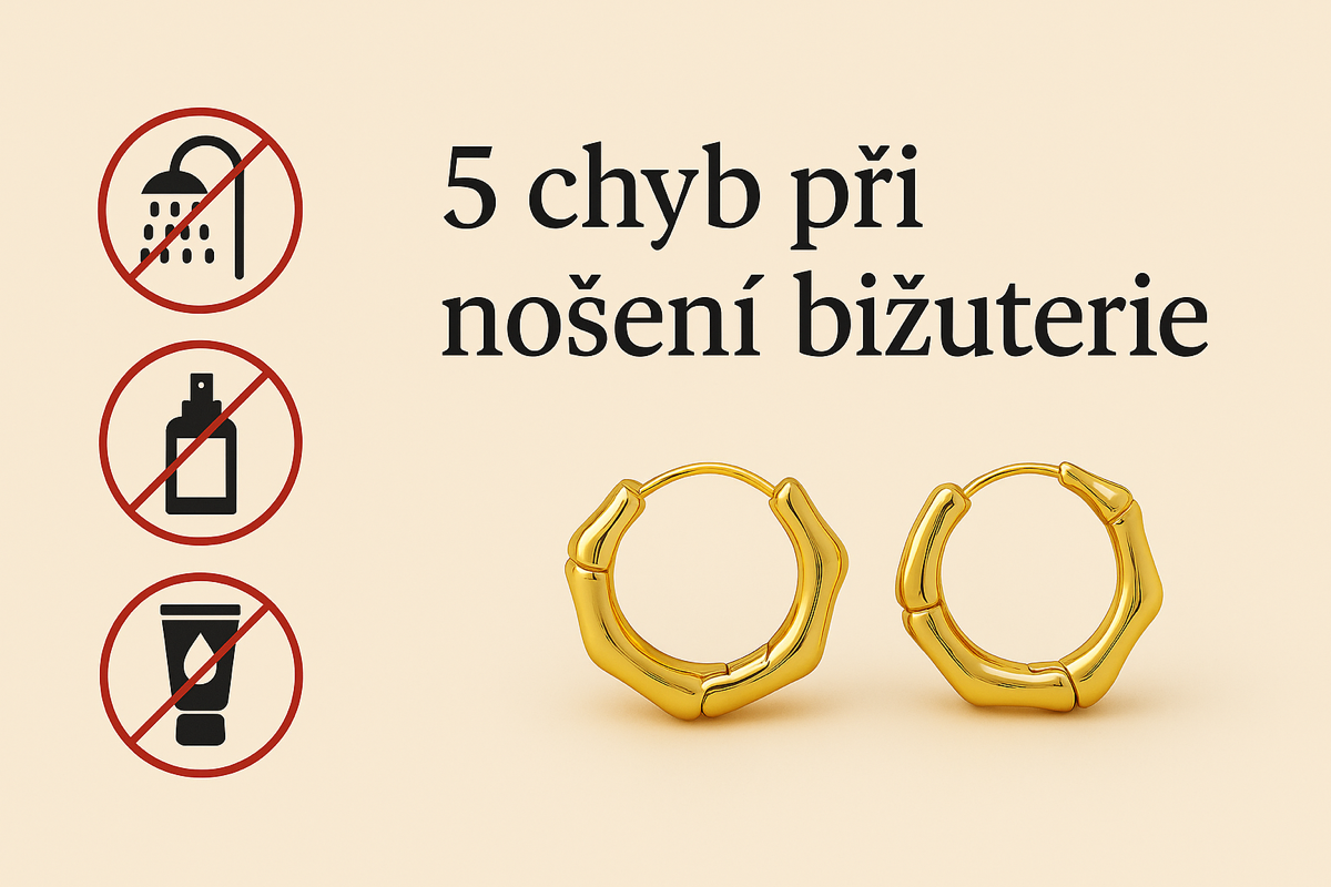 5 nejčastějších chyb, které lidé dělají při nošení bižuterie