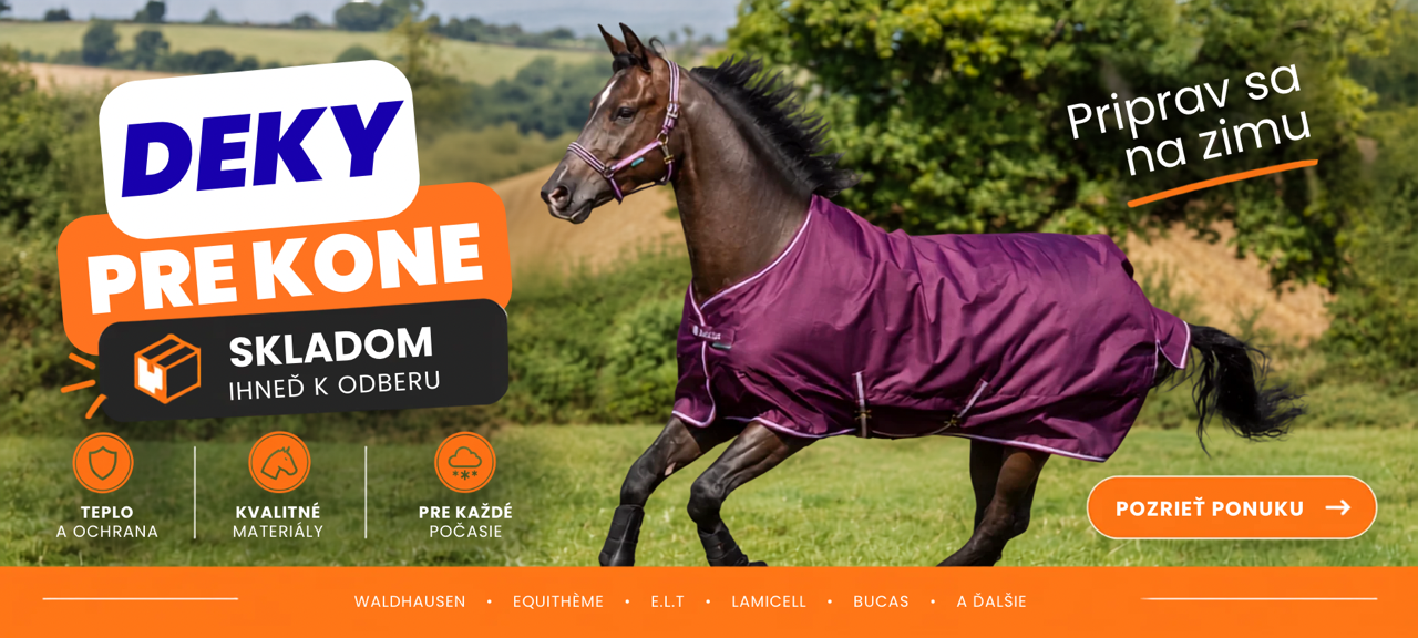 Zimné výbehové deky pre kone | WateHorse.sk