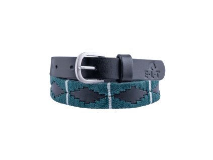 Kožený opasok Gemma Polo E.L.T. – Petrol Blue